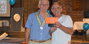 Robert Pace (links), Senior Kampioen 2015, saam met Philip Fourie